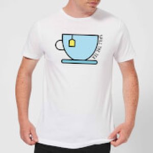 By Iwoot Cooking spill the tea men's t-shirt - s - white