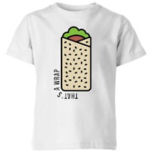 Cooking That's A Wrap Kids' T-Shirt - 3-4 Years - White