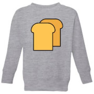 By Iwoot Cooking toast kids' sweatshirt - 3-4 years - grey