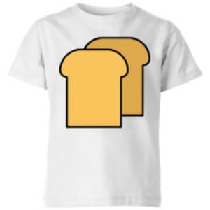 By Iwoot Cooking toast kids' t-shirt - 3-4 years - white