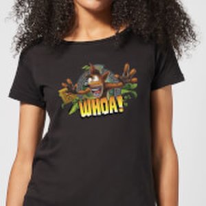 Crash Bandicoot WHOA! Women's T-Shirt - Black - XS - Black