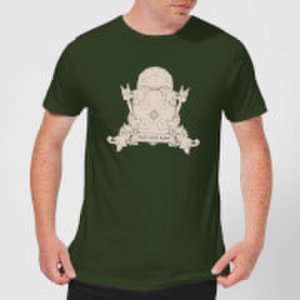 Crystal Maze Fast And Safe Crest Men's T-Shirt - Forest Green - S - Forest Green