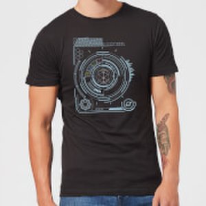 Crystal Maze Futuristic Crystal Men's T-Shirt - Black - S - Black