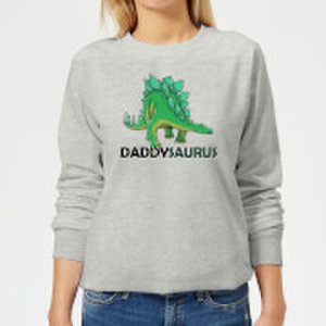 The Dinosaur Collection Daddysaurus women's sweatshirt - grey - xs - grey