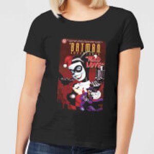 DC Comics Batman Harley Mad Love Women's T-Shirt - Black - S - Black
