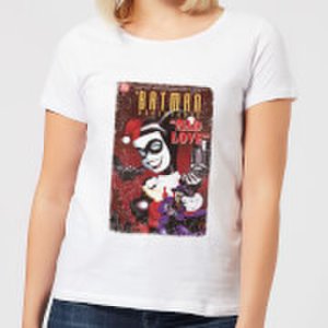 DC Comics Batman Harley Mad Love Women's T-Shirt - White - S - White