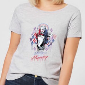 DC Comics Suicide Squad Daddys Lil Monster Women's T-Shirt - Grey - S - Grey