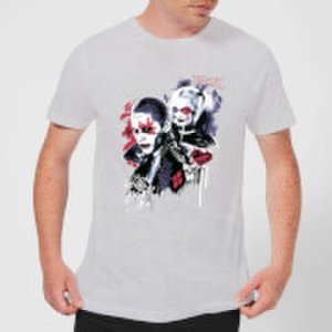 DC Comics Suicide Squad Harleys Puddin T-Shirt - Grey - M - Black
