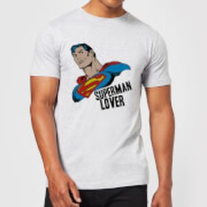 DC Comics Superman Lover T-Shirt - Grey - S - Black