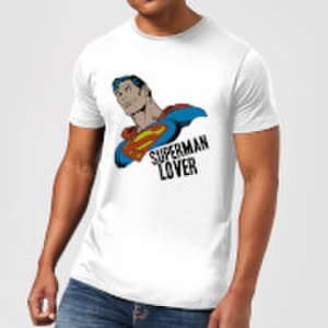 DC Comics Superman Lover T-Shirt - White - L - Black