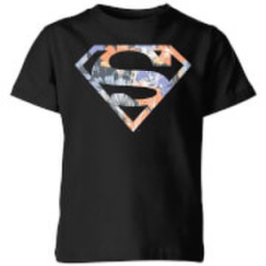 Dc Comics Dc originals floral superman kids' t-shirt - black - 3-4 years - black