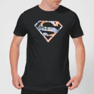 Dc Comics Dc originals floral superman men's t-shirt - black - s - black