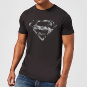 DC Originals Marble Superman Logo Men's T-Shirt - Black - S - Black