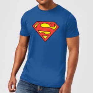 DC Originals Official Superman Shield Men's T-Shirt - Royal Blue - S - Royal Blue
