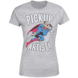 Dc Comics Dc originals superman pickup artist women's t-shirt - grey - xs - grey