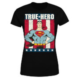 DC Originals Superman True Hero Women's T-Shirt - Black - XS - Black