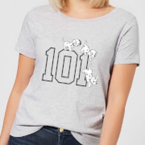 Disney 101 Dalmatians 101 Doggies Women's T-Shirt - Grey - S - Grey