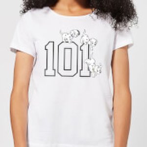 Disney 101 Dalmatians 101 Doggies Women's T-Shirt - White - S - White