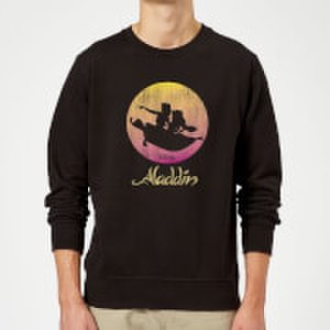 Disney Aladdin Flying Sunset Sweatshirt - Black - S - Black