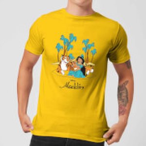 Disney Aladdin Princess Jasmine Men's T-Shirt - Yellow - XL - Yellow