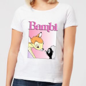 Disney Bambi Nice To Meet You Women's T-Shirt - White - XS - White