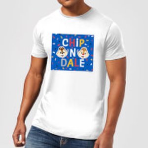 Disney Chip N' Dale Men's T-Shirt - White - L - White