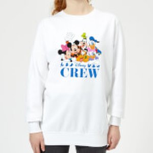 Disney Crew Women's Sweatshirt - White - XXL - White