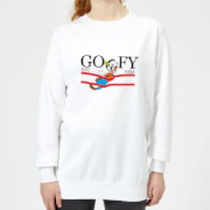 Disney Goofy By Nature Women's Sweatshirt - White - XS - White