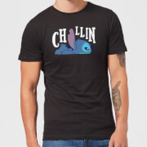 Disney Lilo And Stitch Chillin Men's T-Shirt - Black - XL - Black