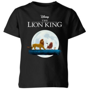 Disney Lion King Hakuna Matata Walk Kids' T-Shirt - Black - 5-6 Years - Black