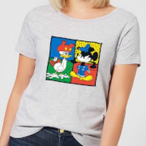 Disney Mickey And Donald Clothes Swap Women's T-Shirt - Grey - S - Grey