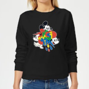 Disney Mickey Mouse Vintage Arrows Women's Sweatshirt - Black - L - Black