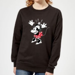 Disney Minnie Mouse Surprise Women's Sweatshirt - Black - XL - Black