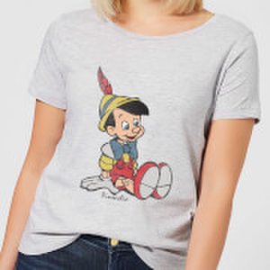 Disney Pinocchio Classic Women's T-Shirt - Grey - S - Grey