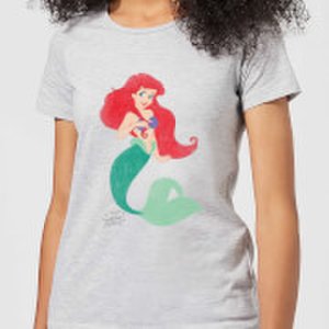Disney Princess The Little Mermaid Ariel Classic Women's T-Shirt - Grey - S - Grey