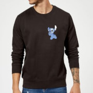 Disney Stitch Backside Sweatshirt - Black - L - Black