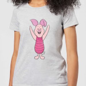 Disney Winnie The Pooh Piglet Classic Women's T-Shirt - Grey - S - Grey
