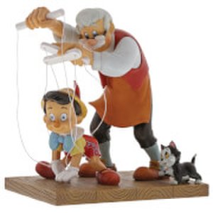 Enchanting Disney Little Wooden Head Pinocchio Figurine
