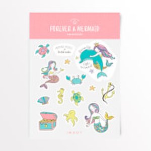 By Iwoot Forever a mermaid sticker pack