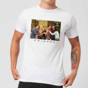 Friends Cast Shot Men's T-Shirt - White - S - White