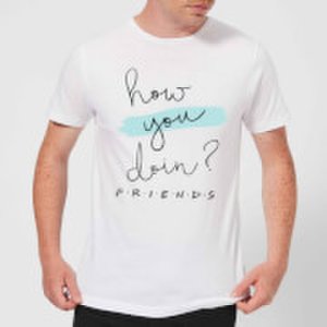 Friends How You Doin? Men's T-Shirt - White - S - White