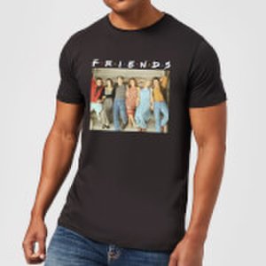Friends Retro Character Shot Men's T-Shirt - Black - S - Black
