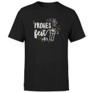Frohes Fest T-Shirt - Black - M - Black
