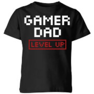 Gamer Dad Level Up Kids' T-Shirt - Black - 3-4 Years - Black