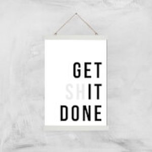 By Iwoot Get it done giclée art print - a3 - white hanger