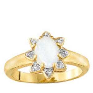 Jdwilliams Gold plated opal star ring - r