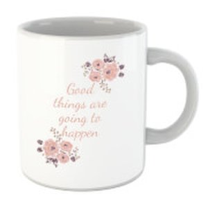 Candlelight Good things are going to happen mug