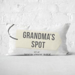 By Iwoot Grandma's spot rectangular cushion - 30x50cm - soft touch