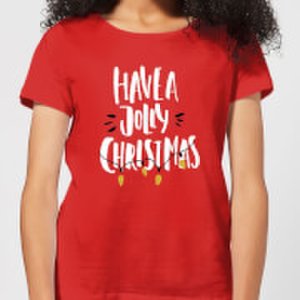 Have a Jolly Christmas Women's T-Shirt - Red - XL - Red