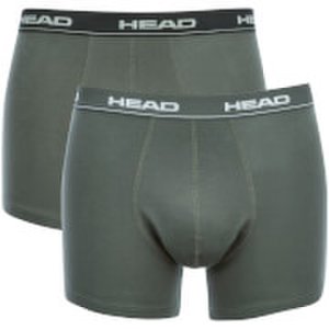 Head Men's 2-Pack Boxers - Black/Grey - S - Black